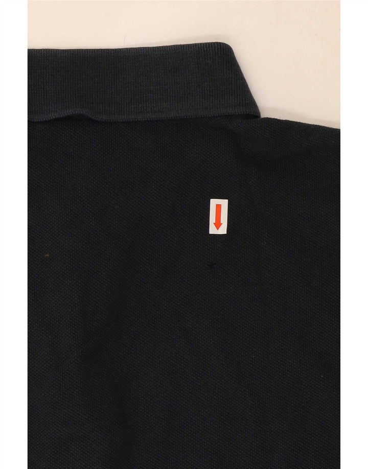 Gant Polo Hombre Grande Negro Algodón