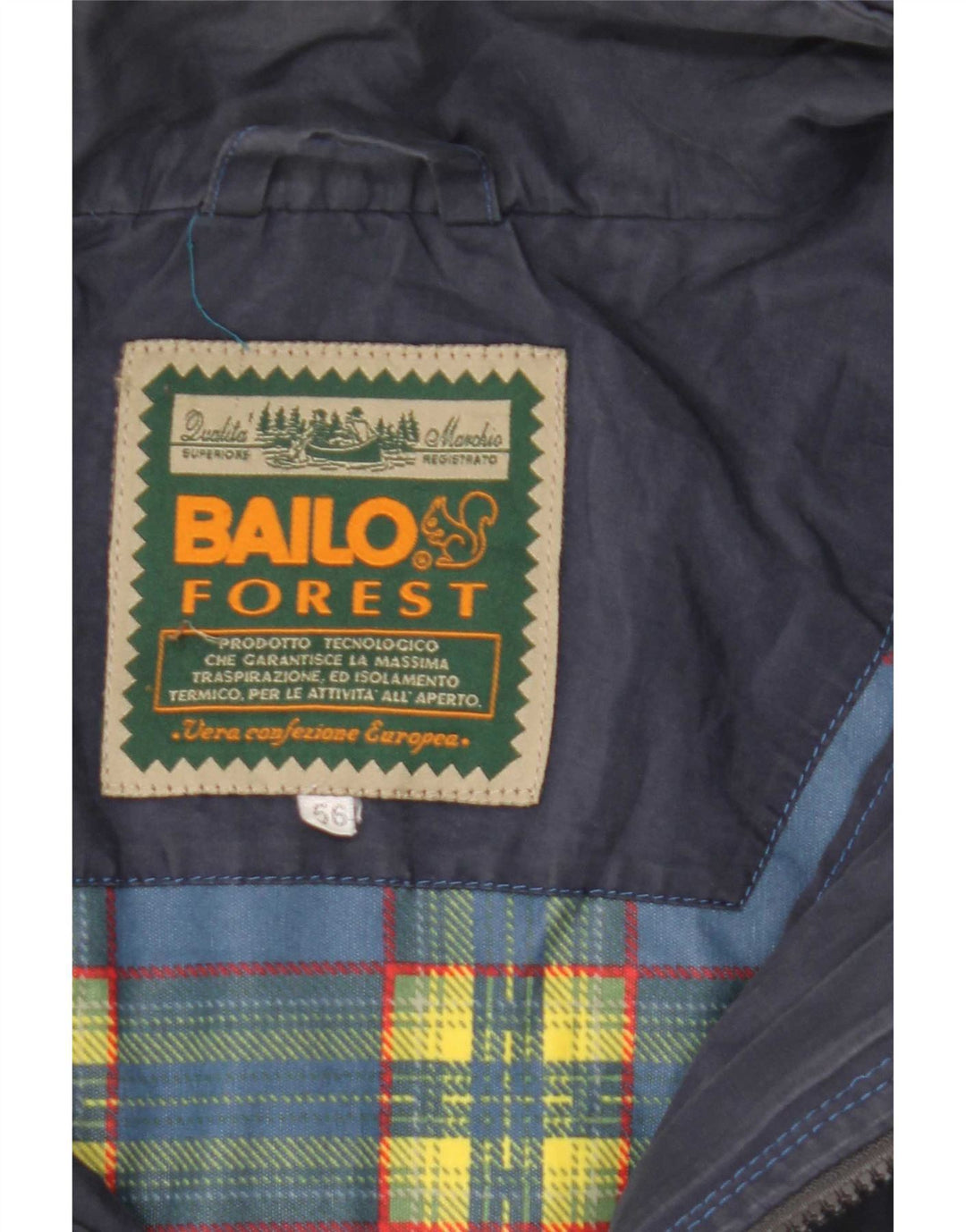 Bailo Chaqueta cortavientos con capucha para hombre IT 56 3XL Azul marino