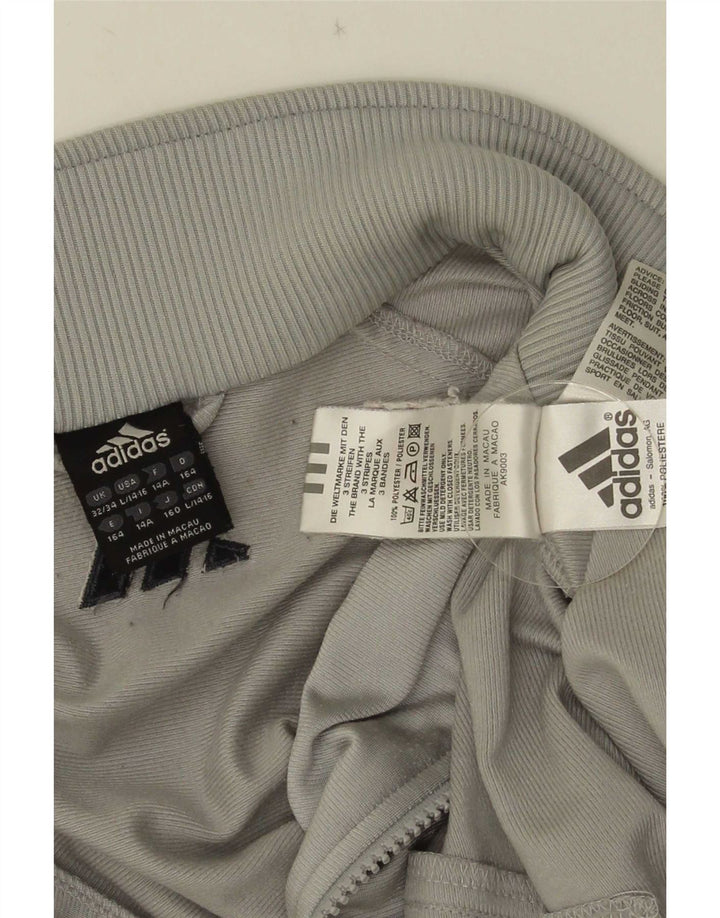 Adidas Chaqueta de chándal para niño 13-14 años Gris Colorblock Poliéster