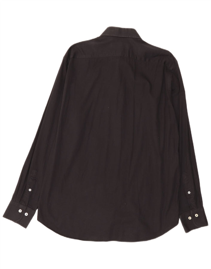 Camisa Ferre Hombre Talla 43 17 XL Algodón Negro