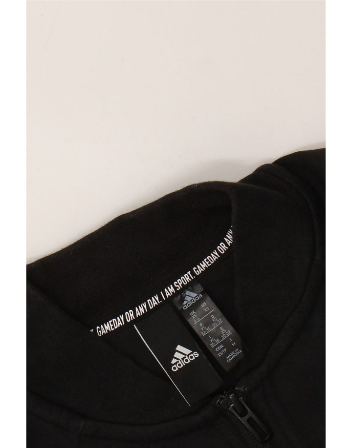 ADIDAS Chaqueta de chándal corta para mujer UK 4/6 XS Negro