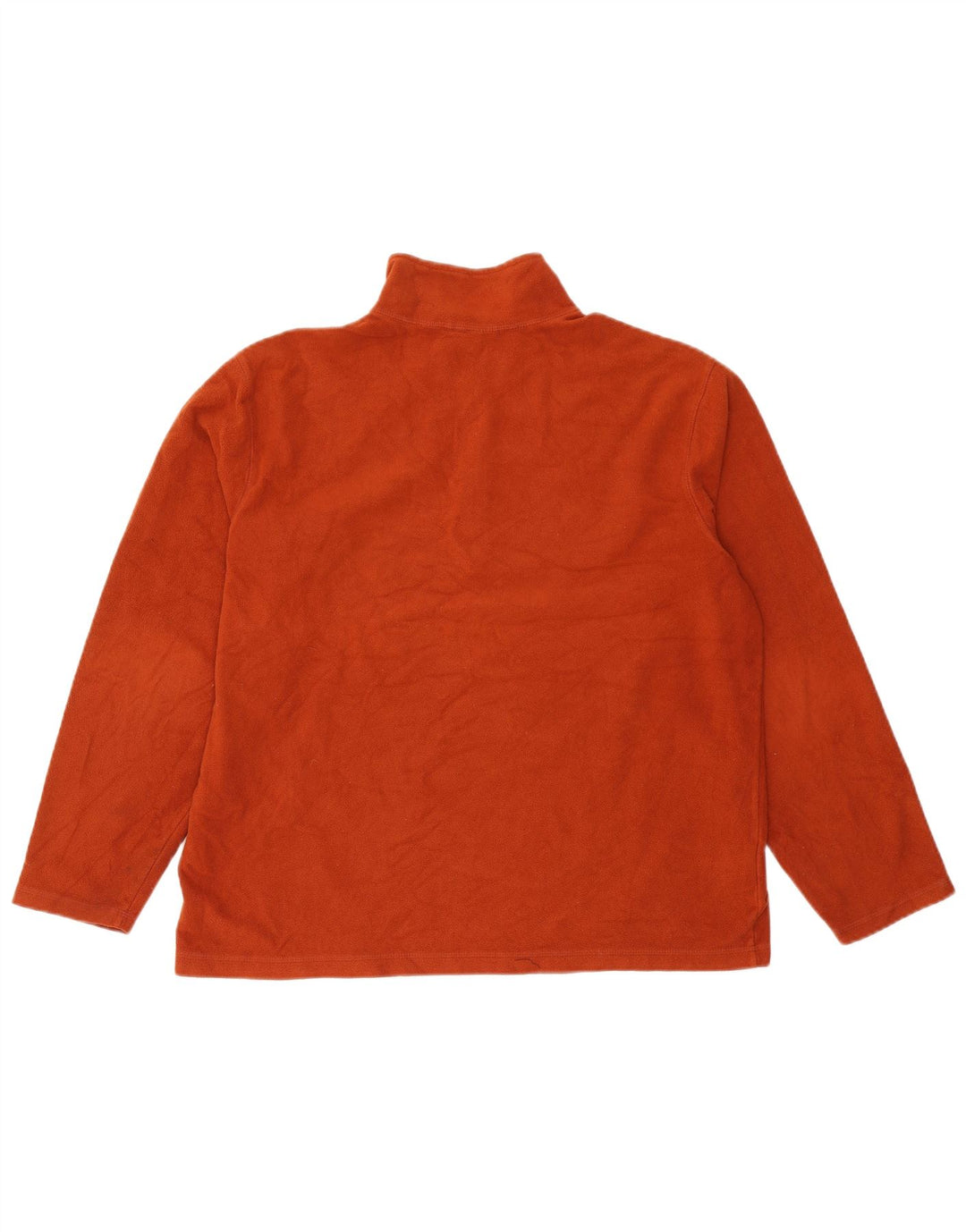 EDDIE BAUER Jersey polar con cuello y cremallera para hombre Poliéster naranja grande
