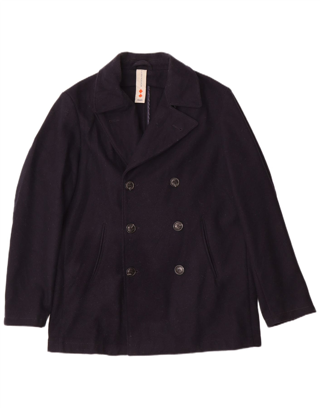 Slam Chaquetón para hombre UK 42 XL Lana azul marino