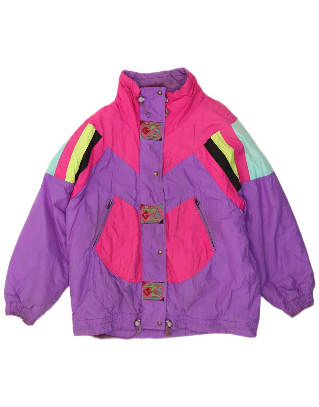 Rodeo Chaqueta de esquí extragrande para mujer EU 42 Large Multicolor Colorblock