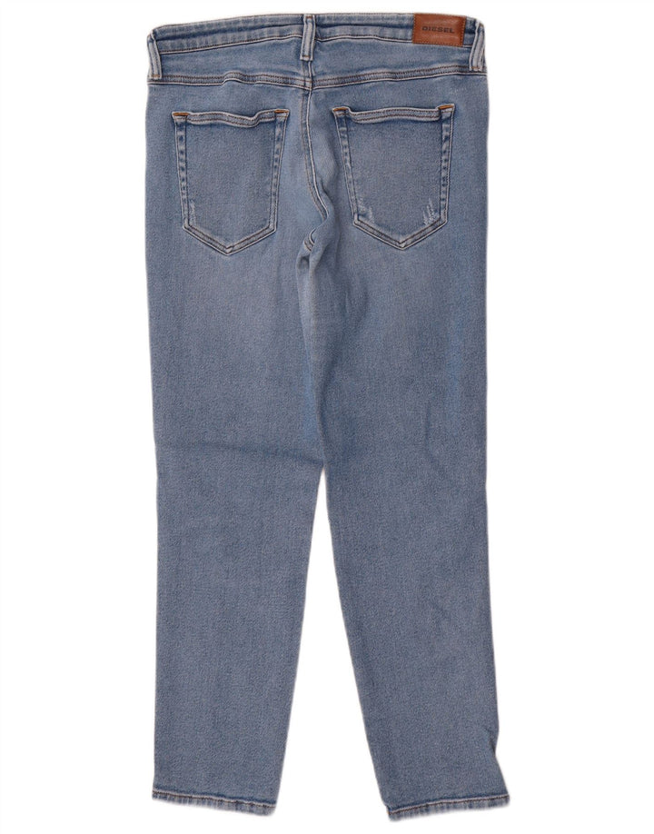 Diesel Mujer Vaqueros Slim Desgastados W30 L27 Algodón Azul