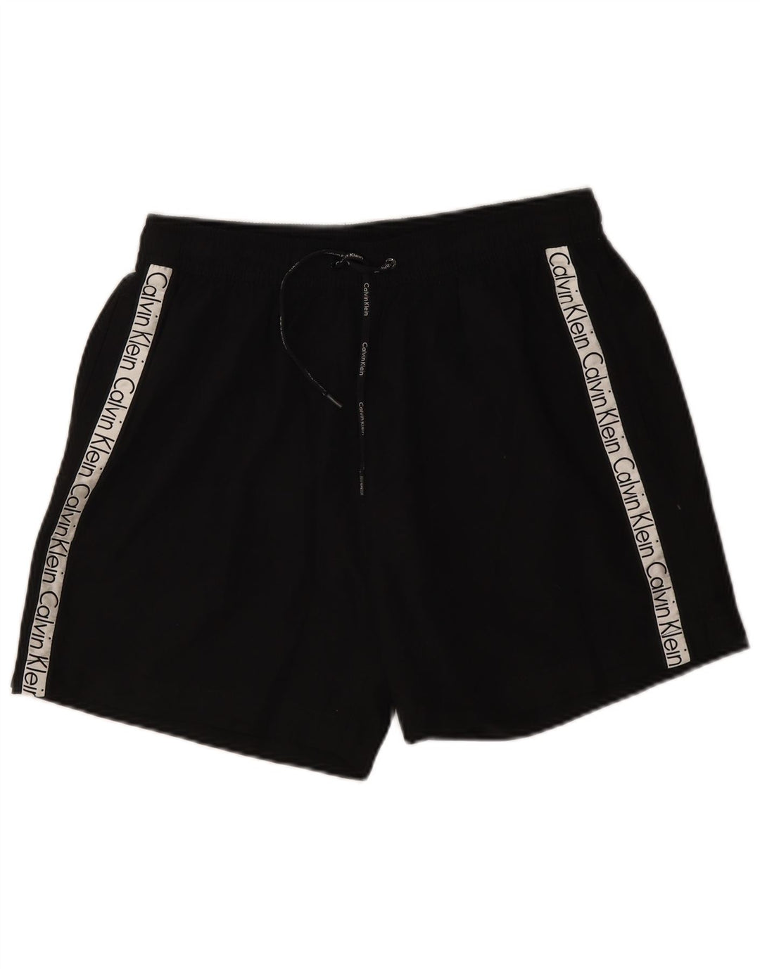 Calvin Klein Bañador con gráfico para hombre, tamaño grande, color negro, poliéster