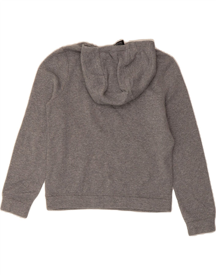 NIKE Boys Hoodie Jumper 10-11 Years Medium Grey Cotton Vintage Nike and Second-Hand Nike from Messina Hembry 