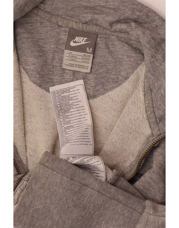 Nike Chaqueta de chándal para mujer Reino Unido 10/12 Algodón moteado gris medio