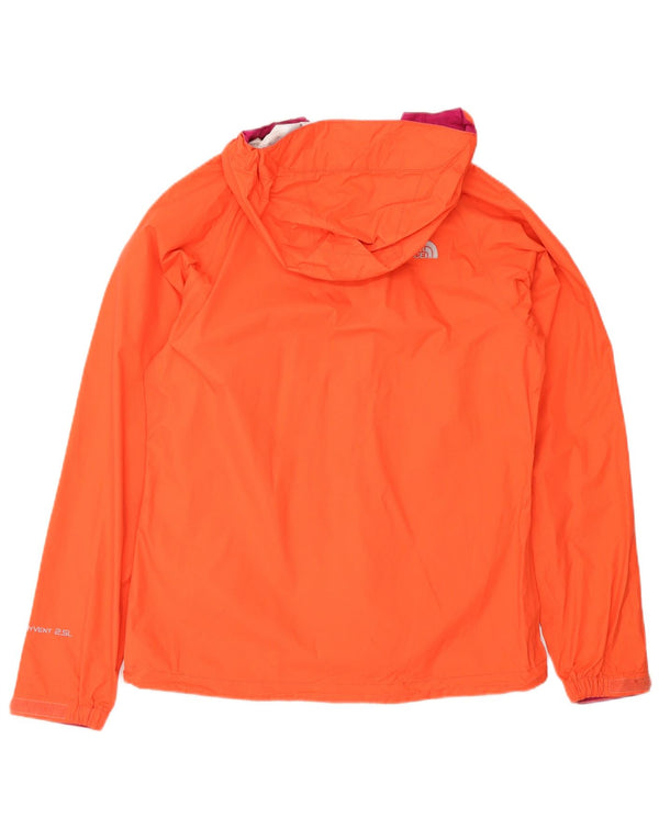 The North Face Chaqueta impermeable con capucha para mujer UK 6 XS Naranja Colorblock