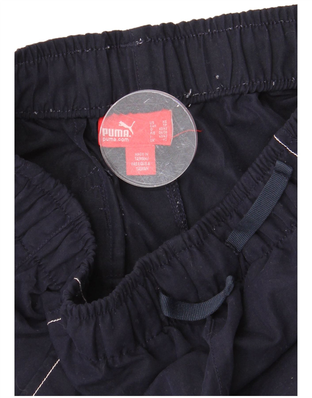 PUMA Shorts deportivos gráficos para hombre XS Azul marino Colorblock