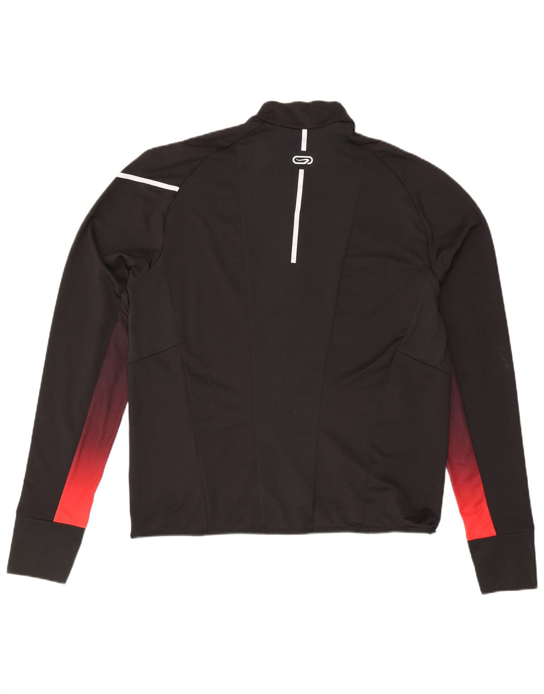 Decathlon Hombre Camiseta De Chándal Con Cremallera Y Cuello XL Negro Colorblock