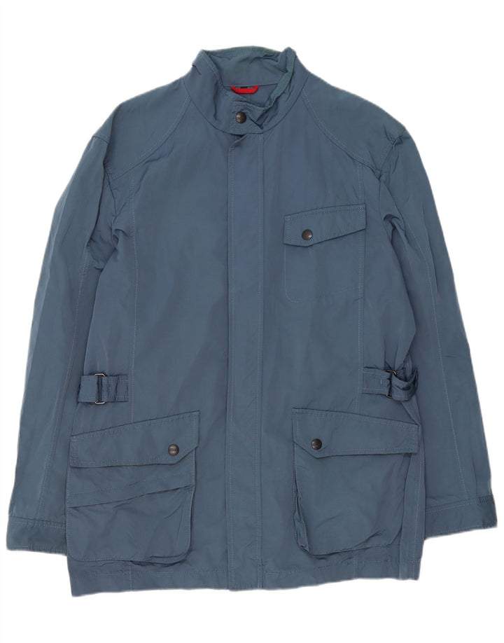 Fay Chaqueta utilitaria para hombre UK 40 Large Poliéster azul marino