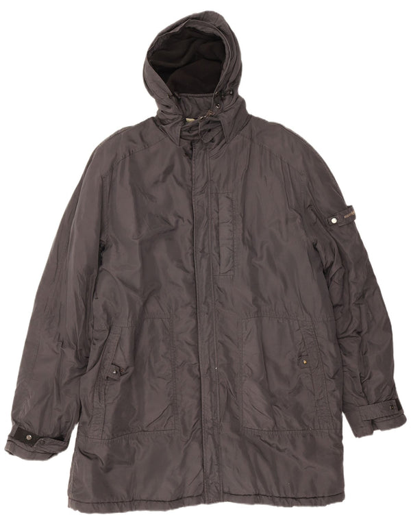 Henri Lloyd Abrigo cortavientos con capucha para hombre UK 44 2XL Gris