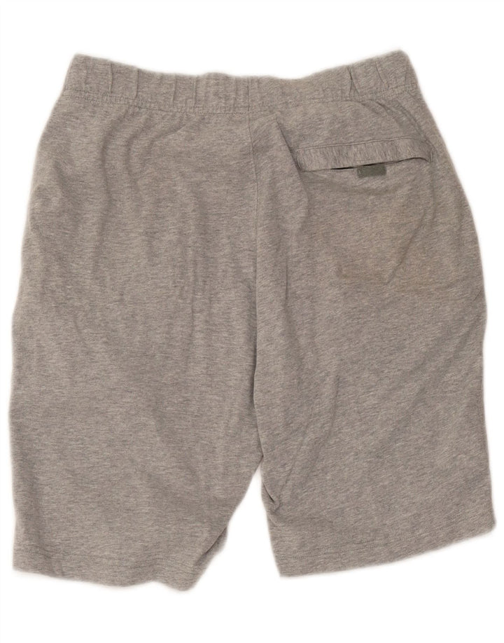 Nike Pantalones cortos casuales para hombre de algodón moteado gris pequeño
