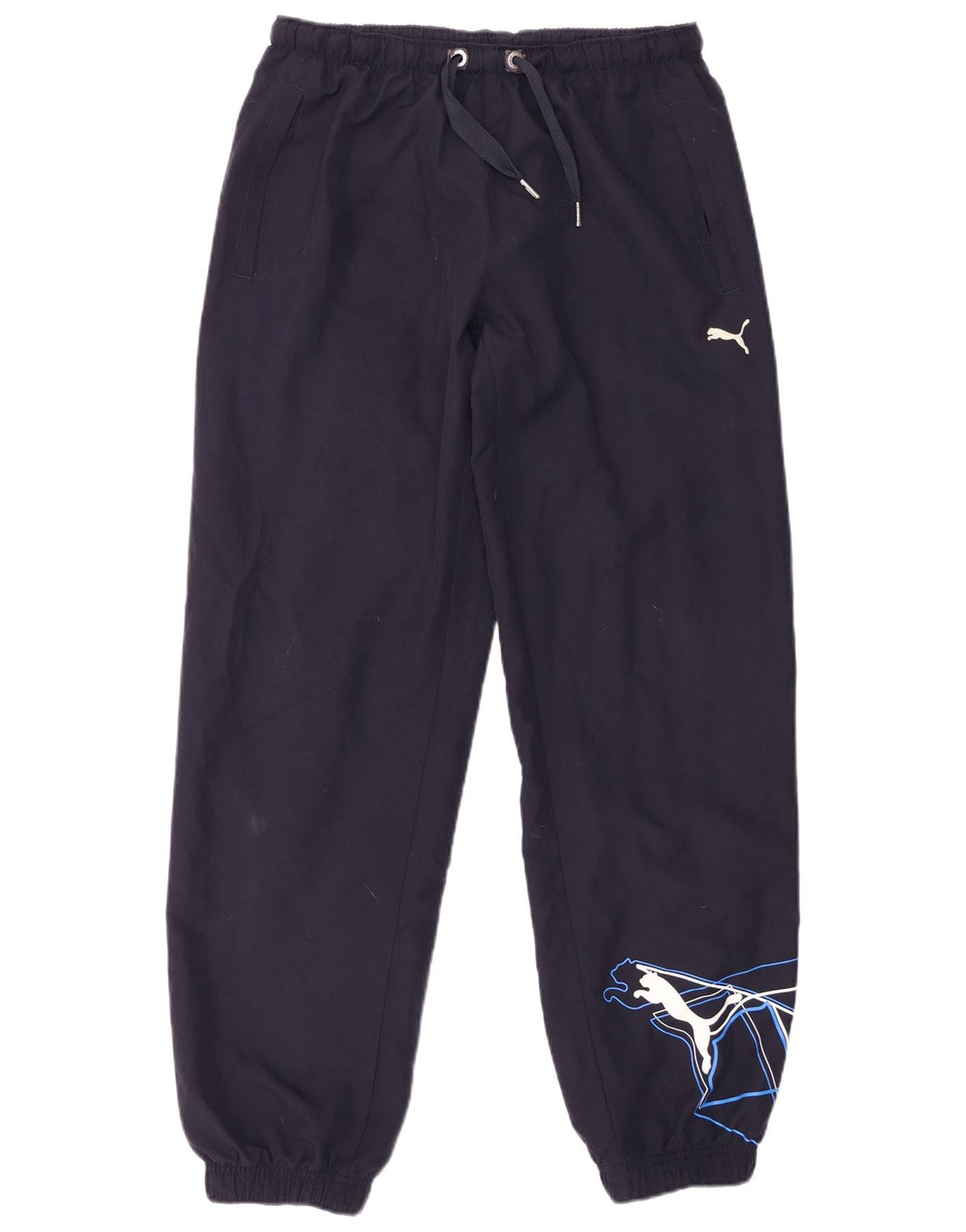 PUMA Pantalones de chándal con estampado gráfico Joggers Medium Navy Blue