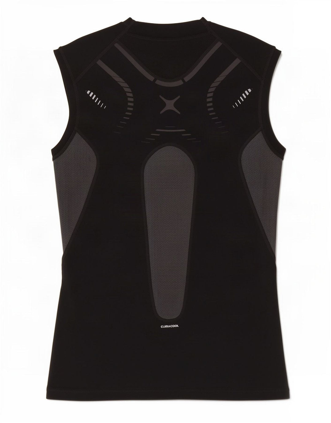 Adidas Mens Climacool Vest Top Grande Negro Colorblock Poliéster