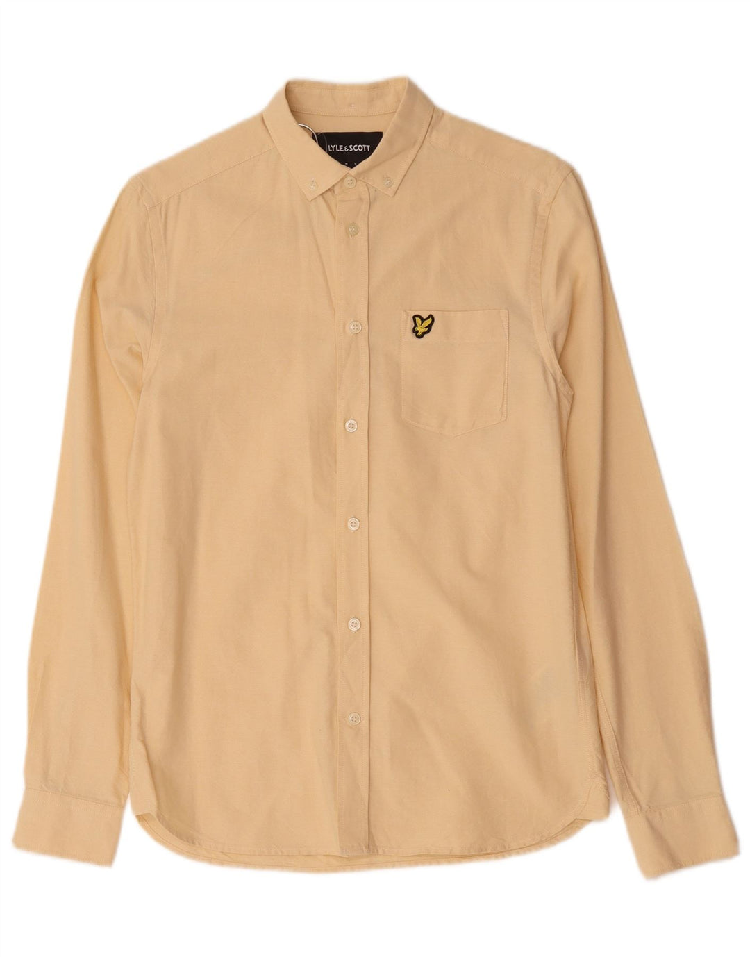 Camisa Lyle & Scott Hombre XS Algodón Amarillo