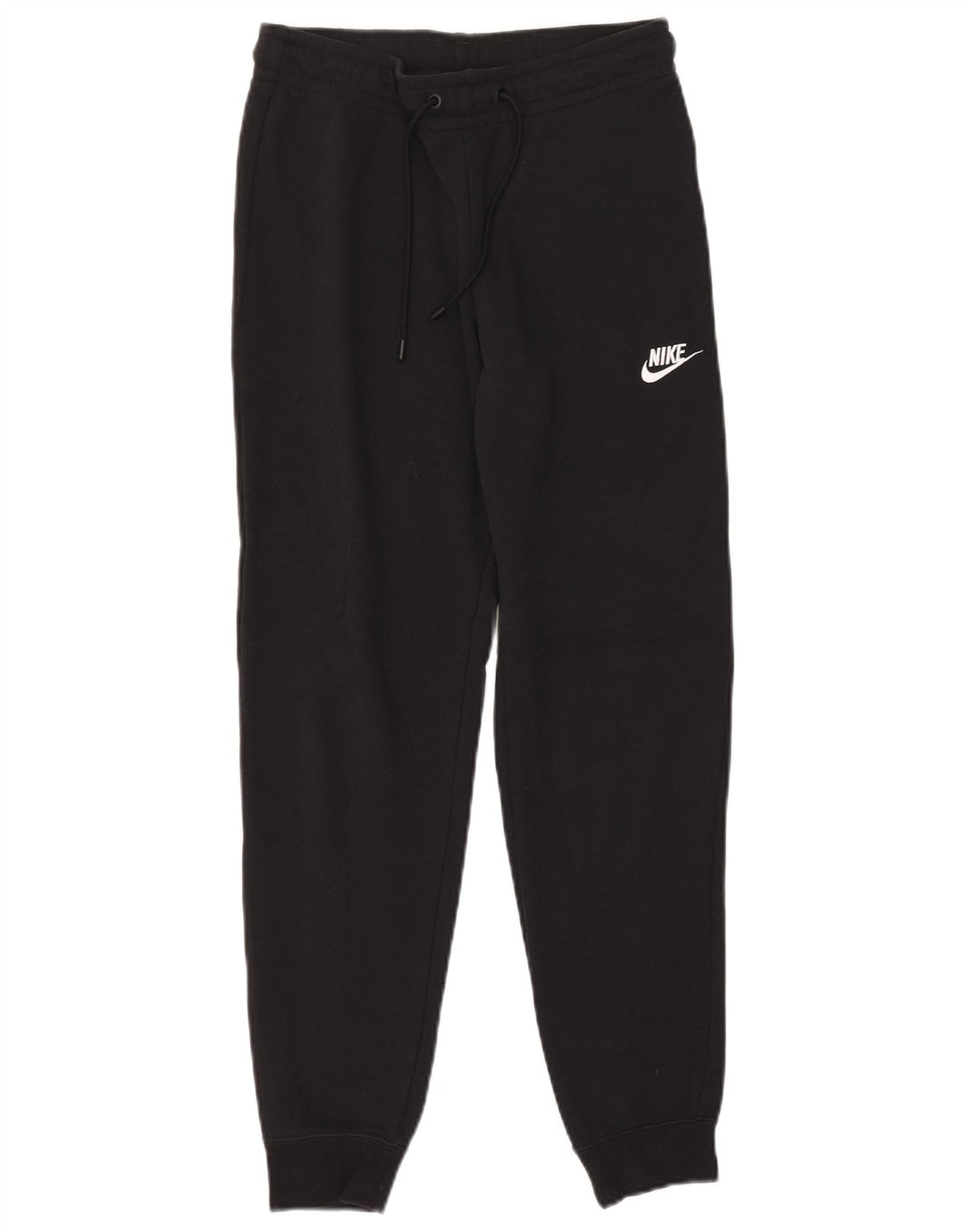 NIKE Mujer Chándal Pantalones Joggers UK 10 Small Negro Algodón