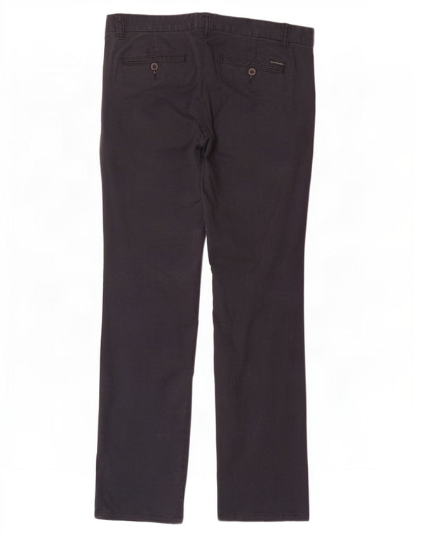 Pantalones chinos ajustados Calvin Klein para hombre W32 L31 Algodón a rayas negras