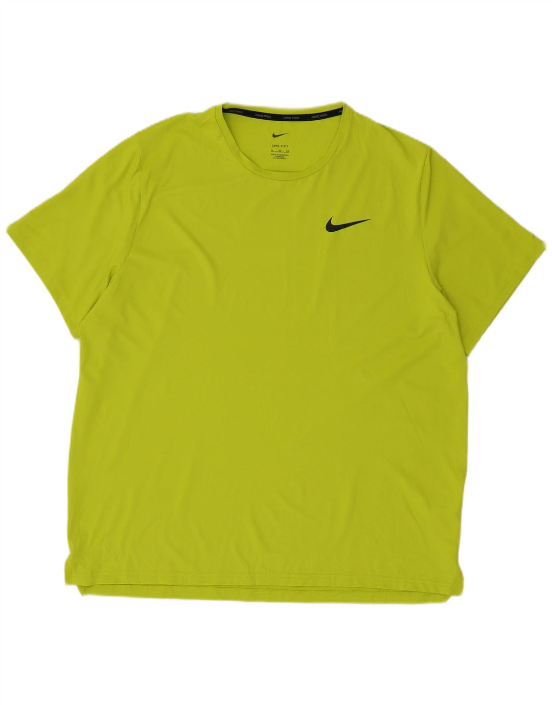 Camiseta Nike Dri Fit para hombre Top XL Poliéster verde