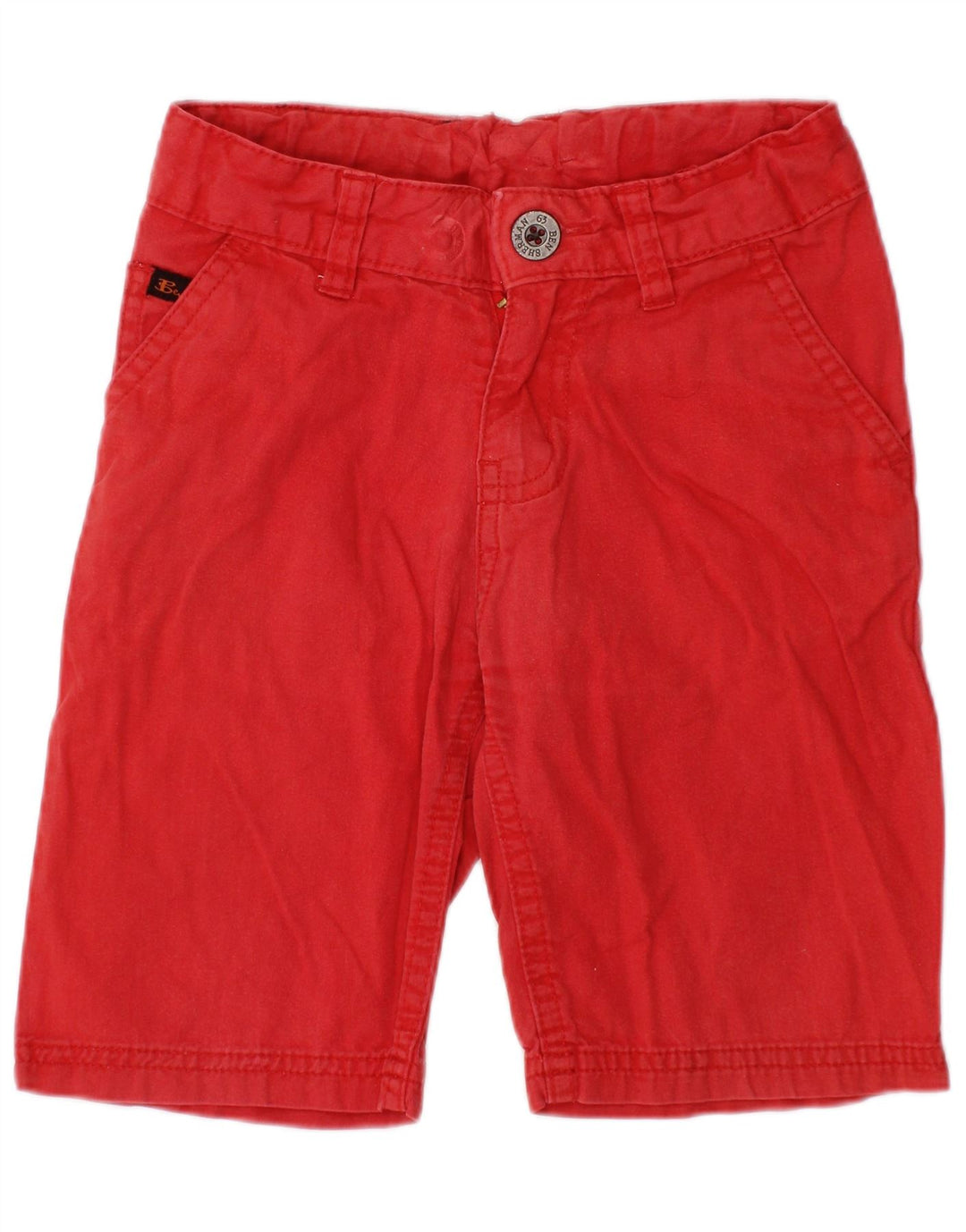 BEN SHERMAN Pantalones cortos chinos para niños 3-4 años W20 Rojo