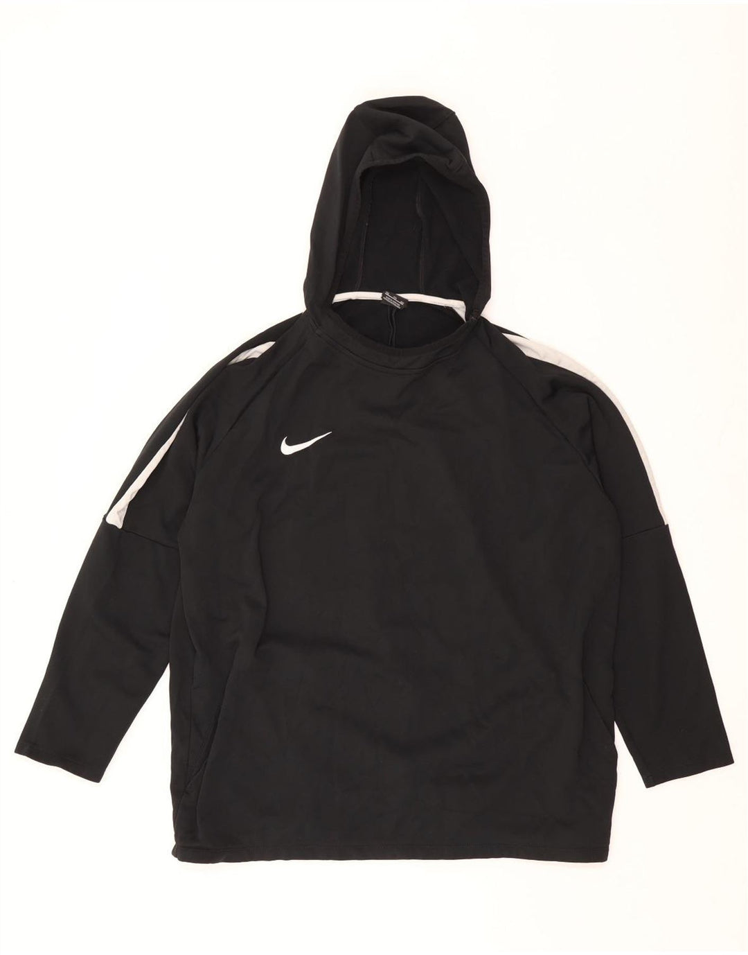 Nike Dri Fit Sudadera con capucha para hombre, talla 2XL, color negro, poliéster