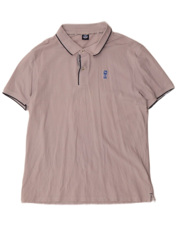 North Sails Polo Slim Fit Hombre XL Algodón Gris