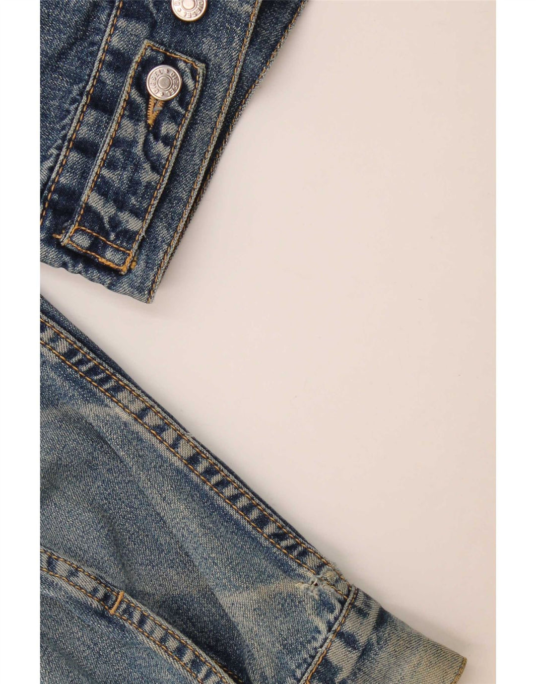 Diesel Chaqueta Vaquera Niño 11-12 Años XL Algodón Azul