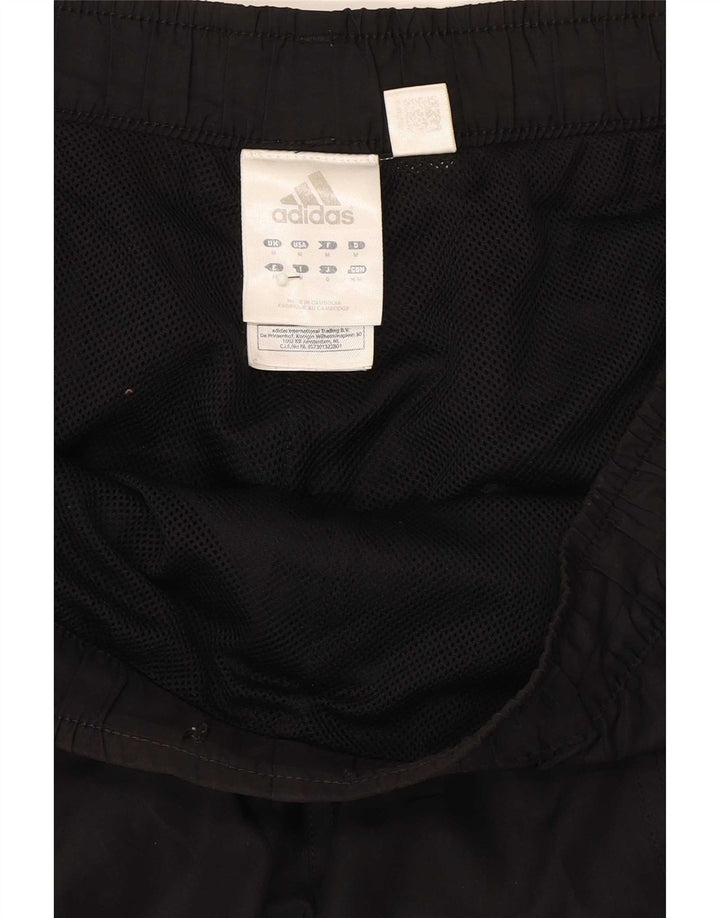 Adidas Bermudas gráficas para hombre, pantalones cortos deportivos, poliéster negro mediano