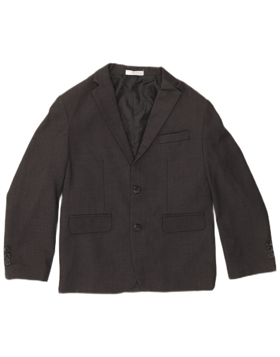 Izod Chaqueta tipo blazer Husky de 2 botones para niños 9-10 años Poliéster gris