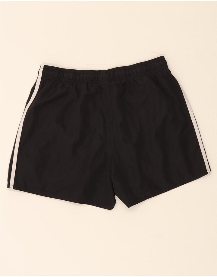 Adidas Pantalones cortos deportivos para mujer UK 12 Mediano Negro Poliéster