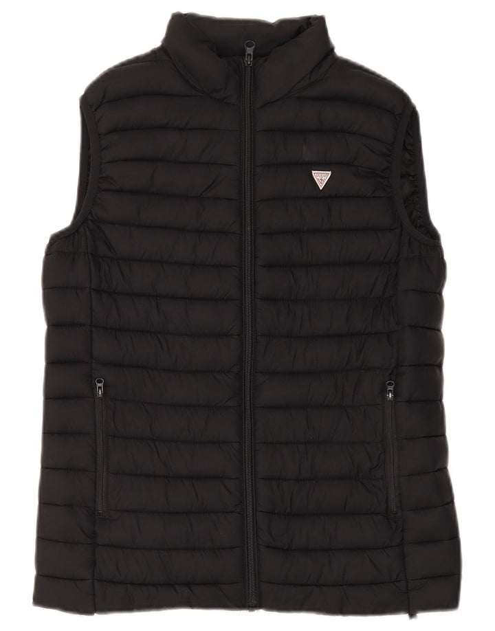 Guess Chaleco acolchado niño 13-14 años Poliamida negro