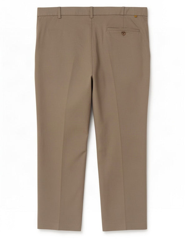 Farah Mens Tapered Chino Pantalones W40 L29 Marrón Poliéster