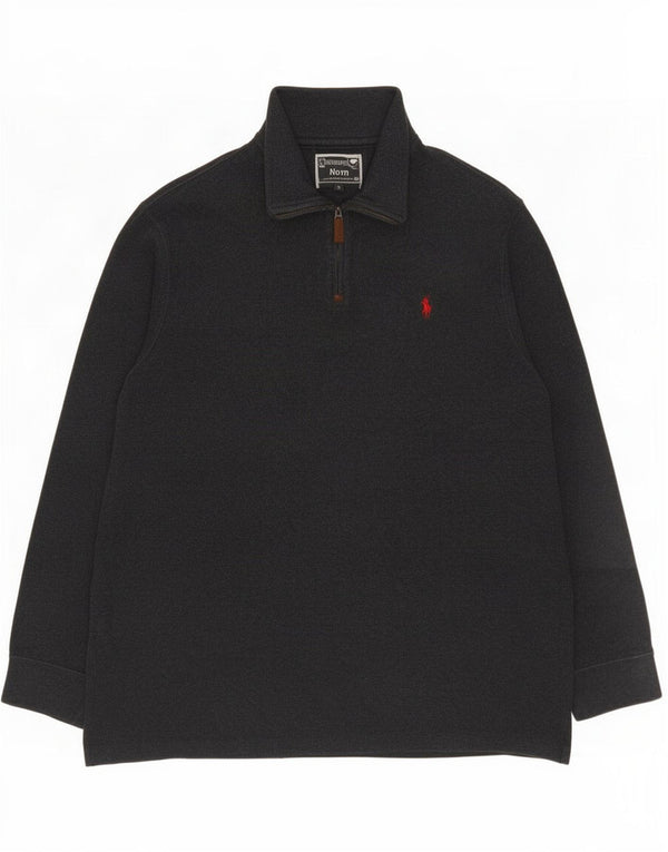 Polo Ralph Lauren - Sudadera con cuello y cremallera para hombre, talla XL, algodón gris