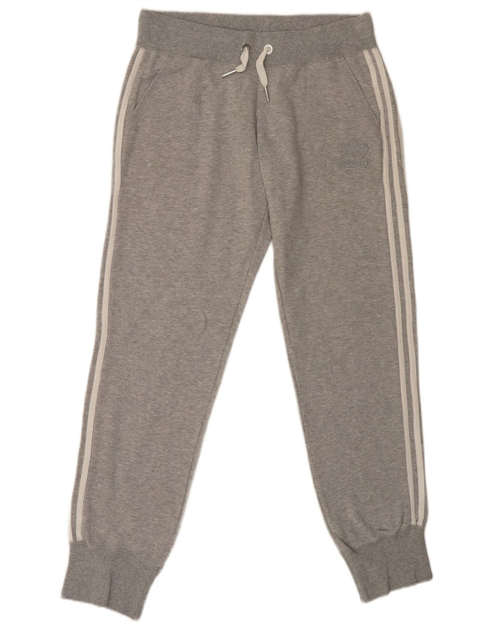 ADIDAS Pantalones de chándal para mujer Joggers UK 16 Grande Gris Poliéster