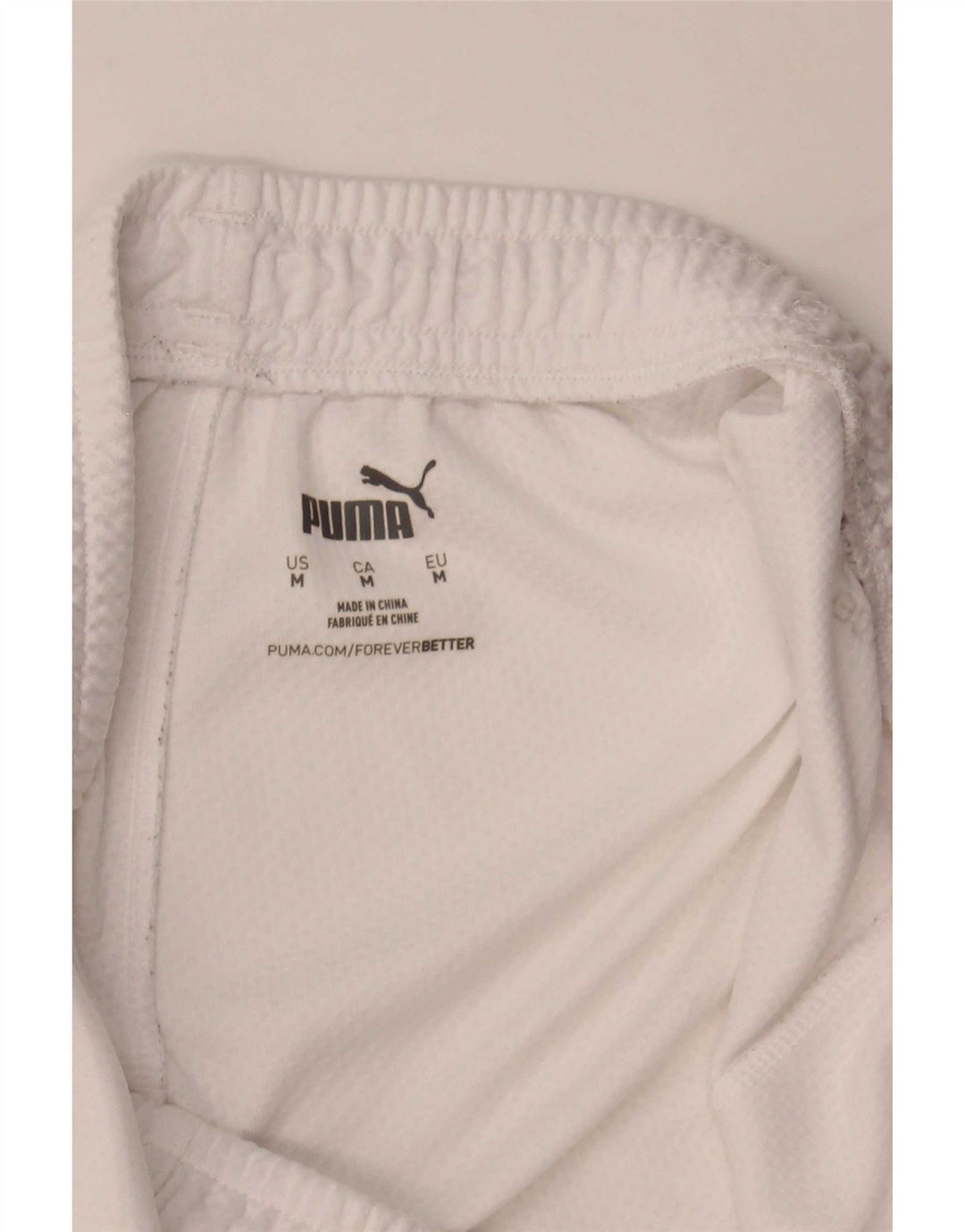Pantalones cortos deportivos Puma para hombre mediano blanco