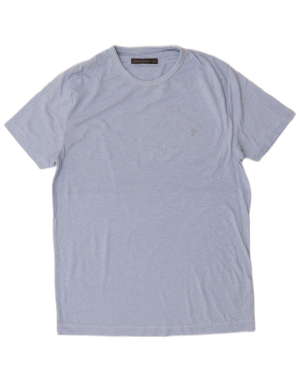 French Connection - Camiseta para hombre, color azul medio, algodón
