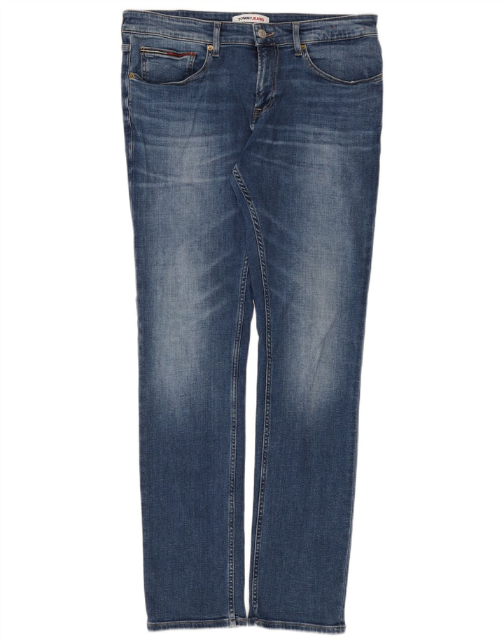 Tommy Hilfiger Vaqueros ajustados para hombre W34 L34 Algodón azul