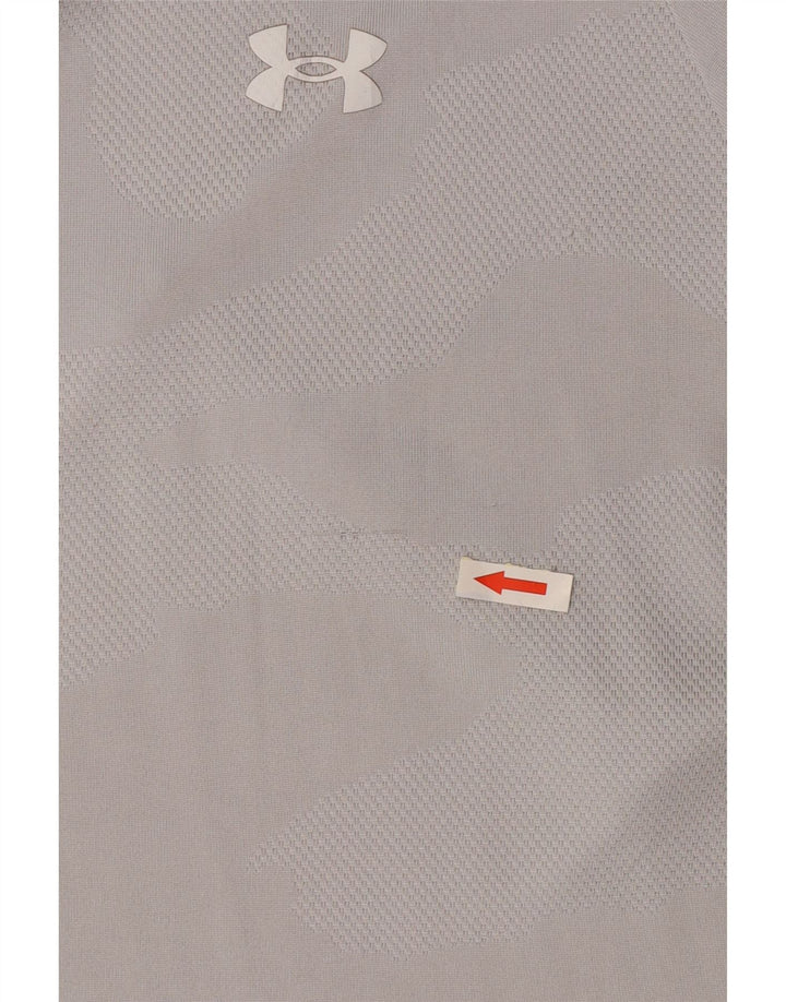 Under Armour Hombres XL Gris Camuflaje Poliéster