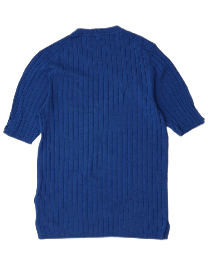 Marks & Spencer - Jersey de cuello redondo para mujer, talla 40, color azul medio