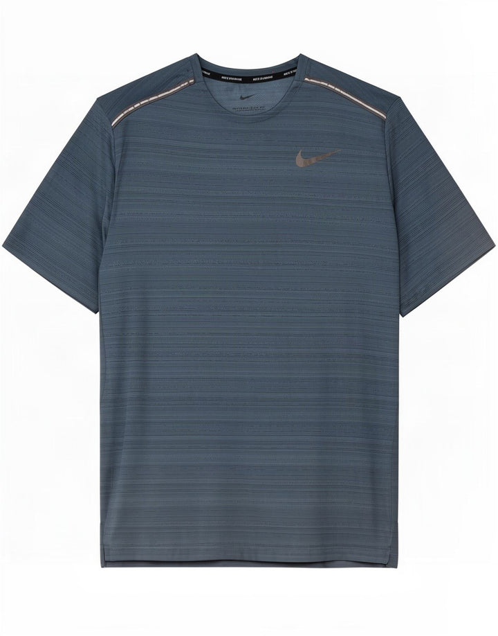 Camiseta Nike Dri Fit para hombre Top grande de poliéster moteado azul