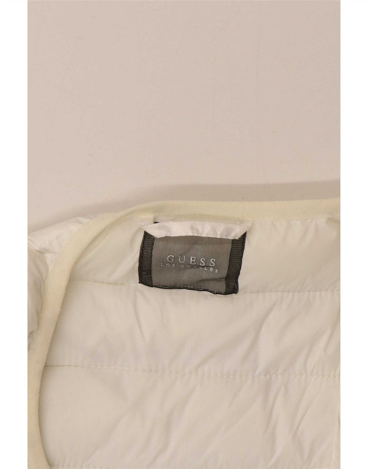 Guess Chaqueta acolchada para mujer UK 6 XS Poliéster con lunares blancos