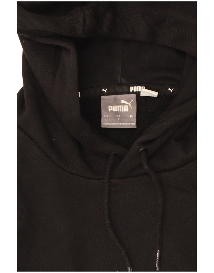 PUMA Mens Sweatshirt Jumper Large Black