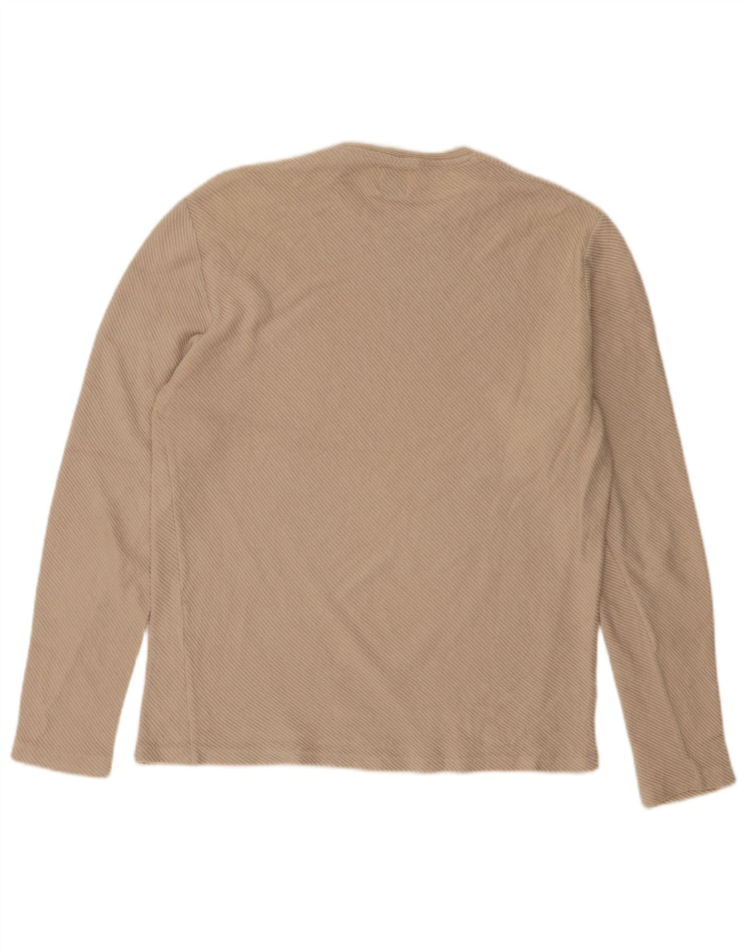 ZARA Hombre Top Manga Larga Large Beige