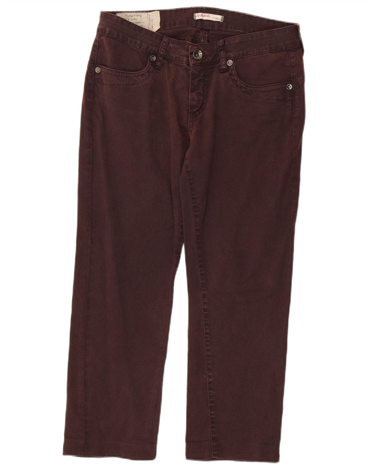 Jeans Liu Jo Mujer Cropped W32 L25 Burdeos