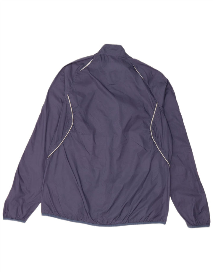 Adidas - Chaqueta de chándal para mujer, talla 40, talla grande, nailon azul marino