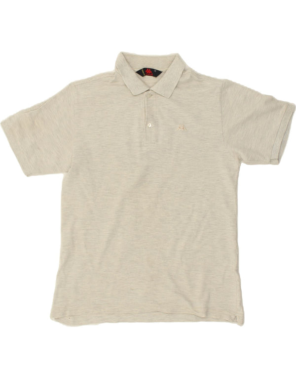 KAPPA Polo Hombre Algodón Gris Medio