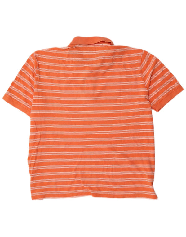 Massimo Dutti Polo Hombre 2XL Naranja Rayas