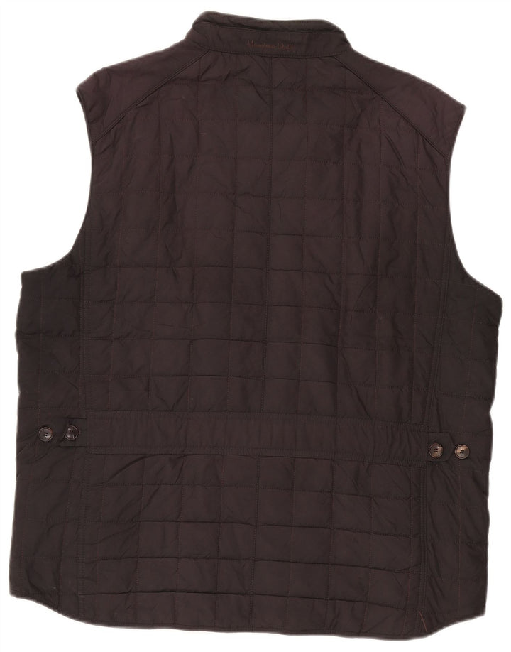 Massimo Dutti Chaleco Acolchado Hombre UK 44 2XL Negro