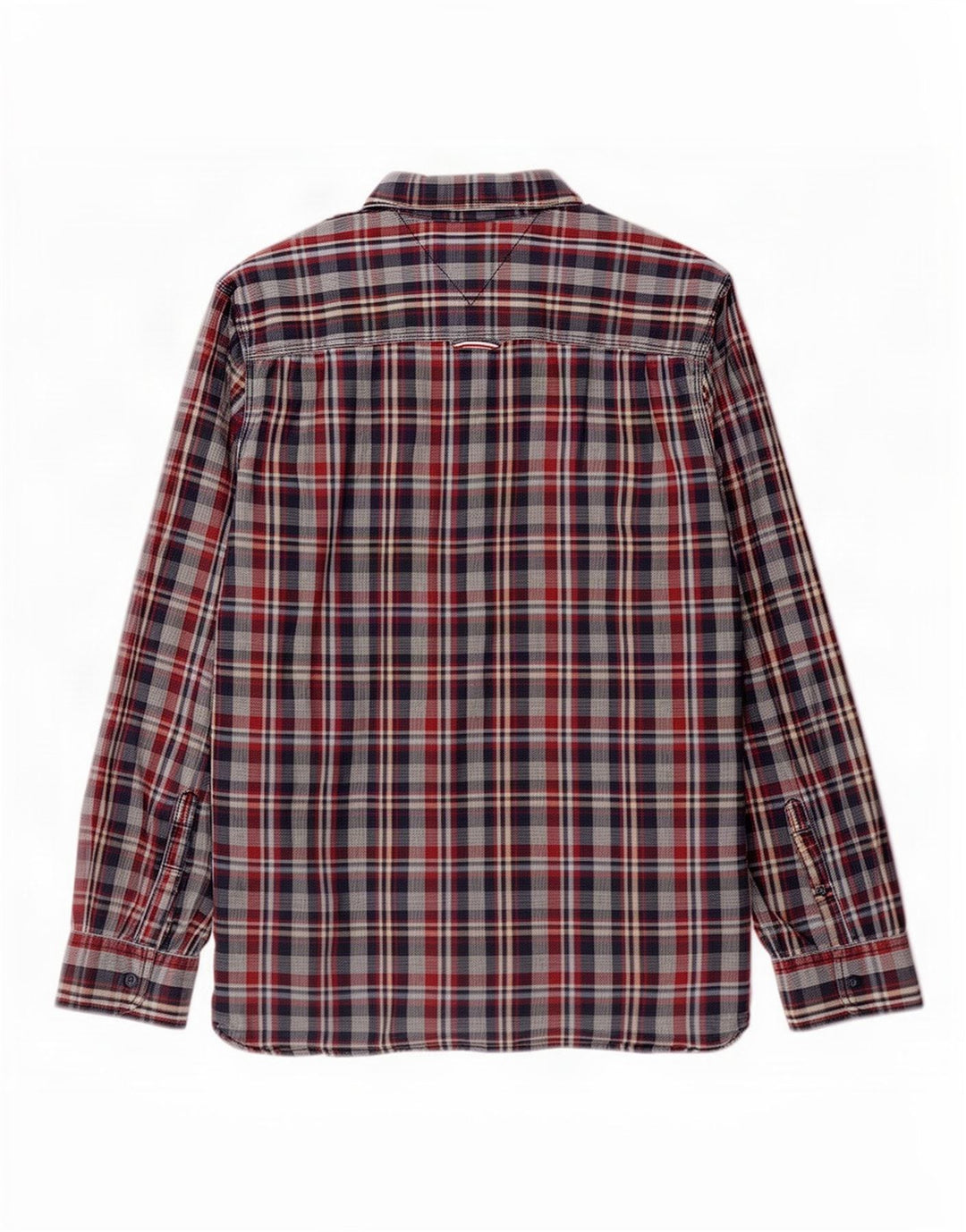 Camisa Tommy Hilfiger Hombre Grande A Cuadros Multicolor De Algodón